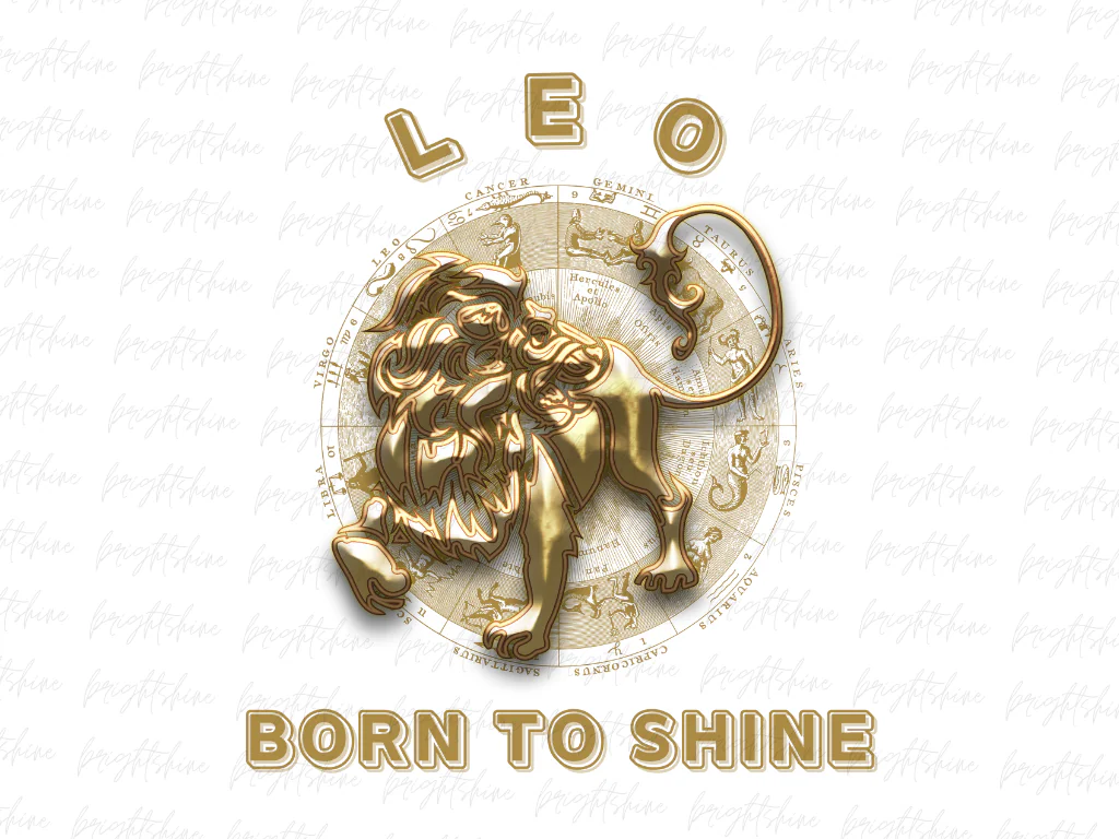 Leo Born to Shine Shirt Design