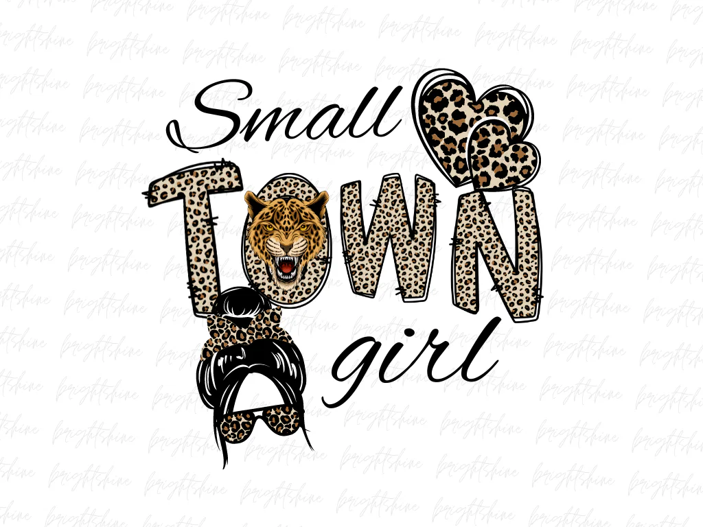 Small Town Girl PNG T-shirt Design