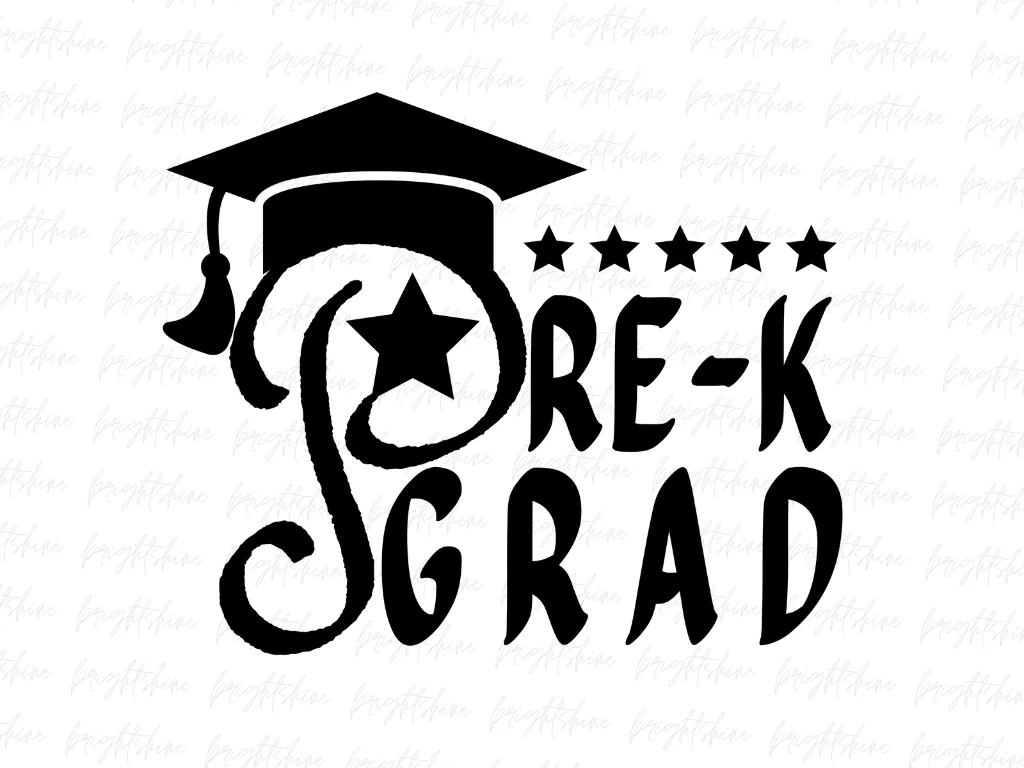 Pre-k Grad PNG Design