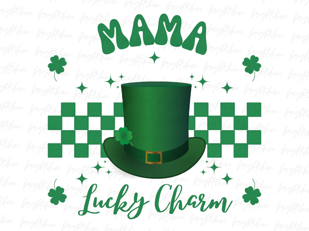 Mama’s Lucky Charm PNG Design Sublimation