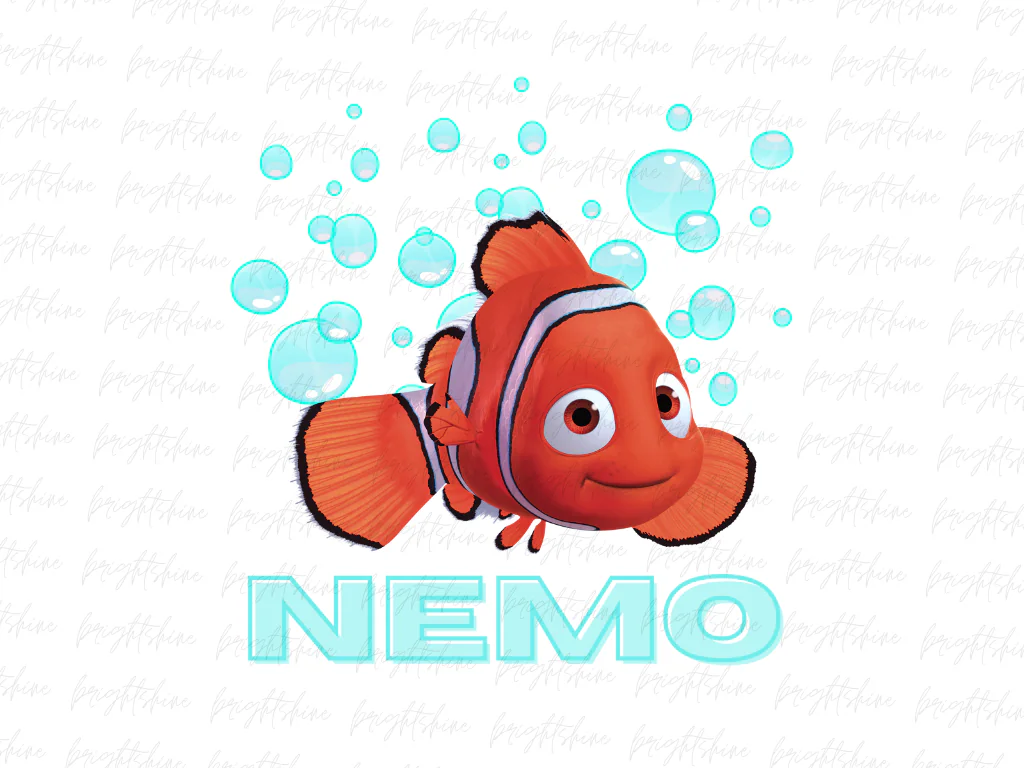 T-Shirt Finding Nemo Sublimation Design