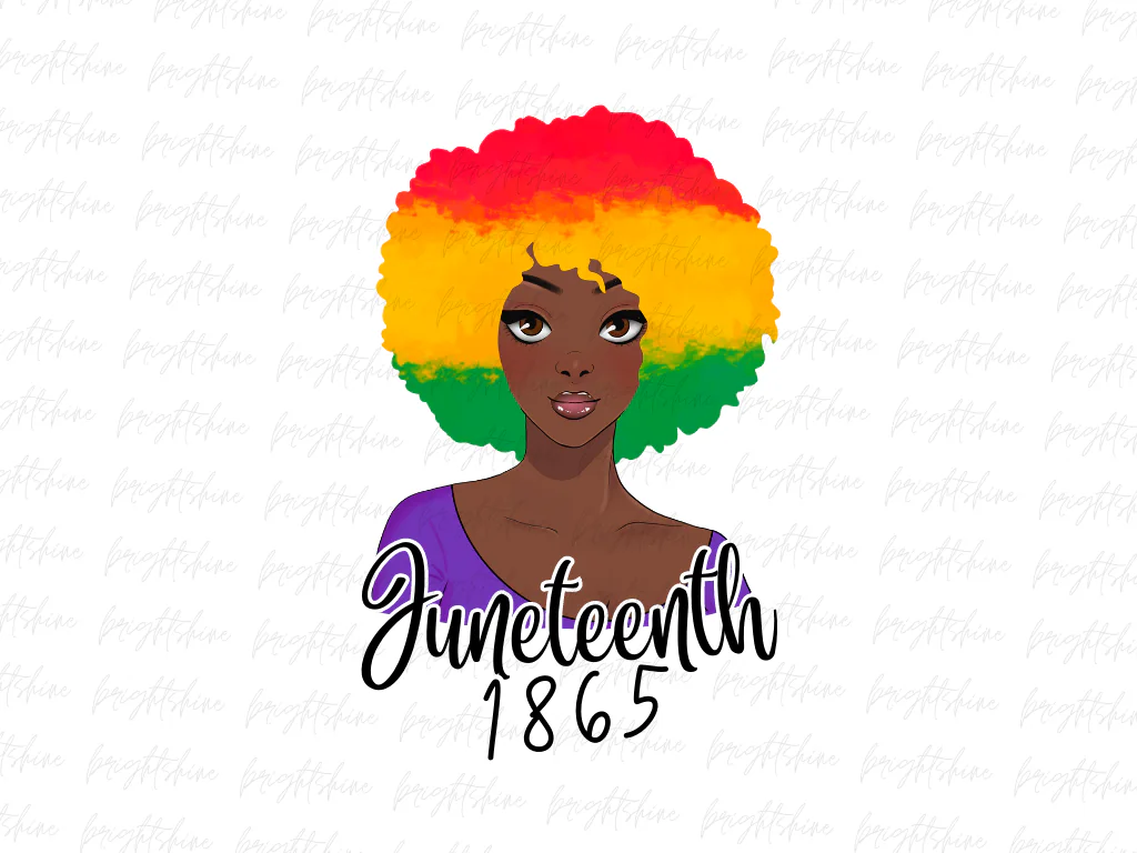 Juneteenth 1865 PNG Graphic T-shirt Black History