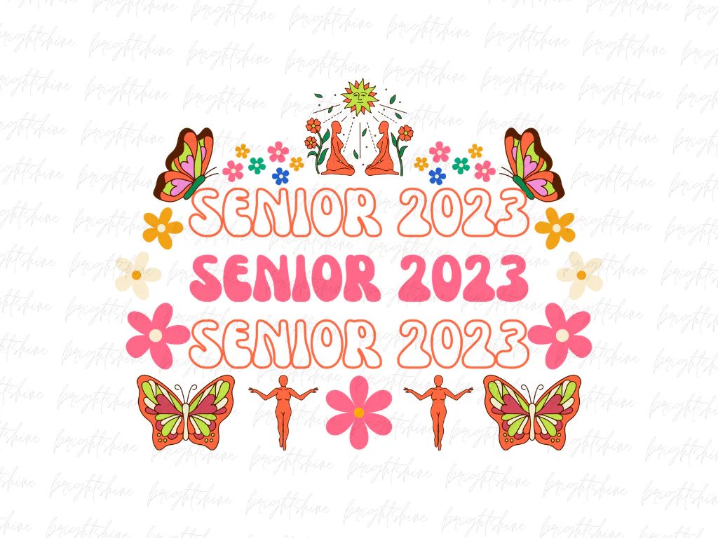 Groovy Senior Design Sublimation