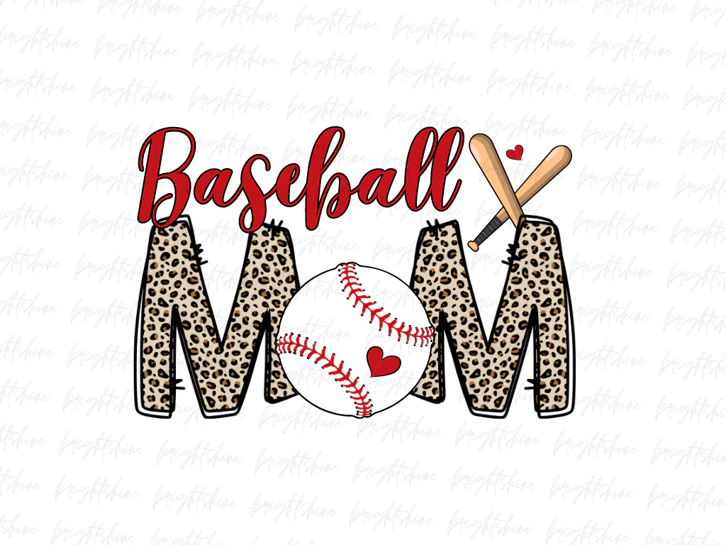 Baseball Mom PNG Image Sublimation Design