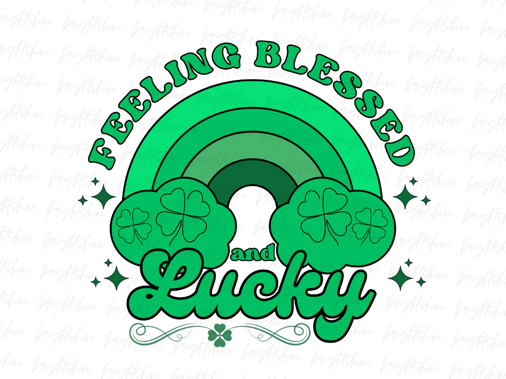 Feeling Blessed and Lucky PNG PDF