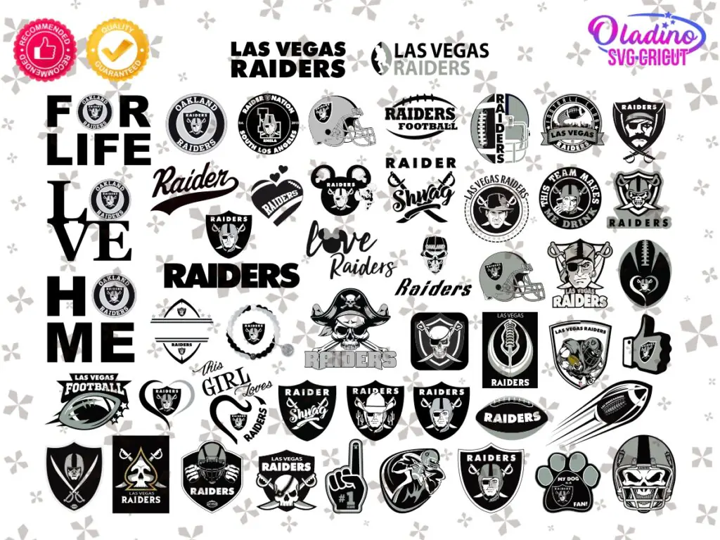 Las Vegas Raiders SVG Files – Perfect for Cricut, Silhouette, and Other Cutting Machines