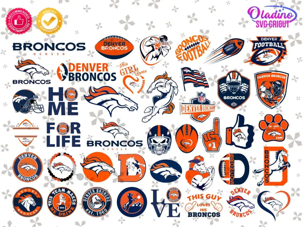 Instant Download Denver Broncos SVG Files – Create Your Own Customized Broncos Fan Gear