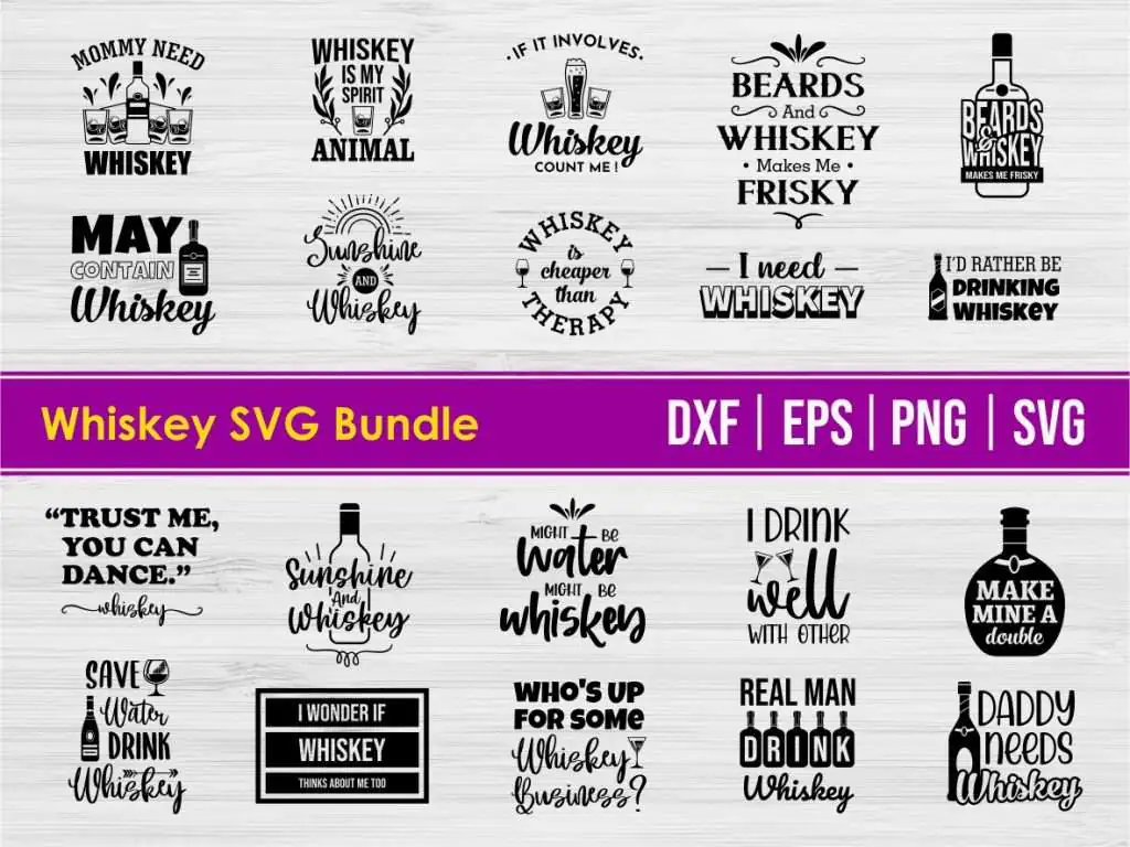 Whiskey SVG Bundle