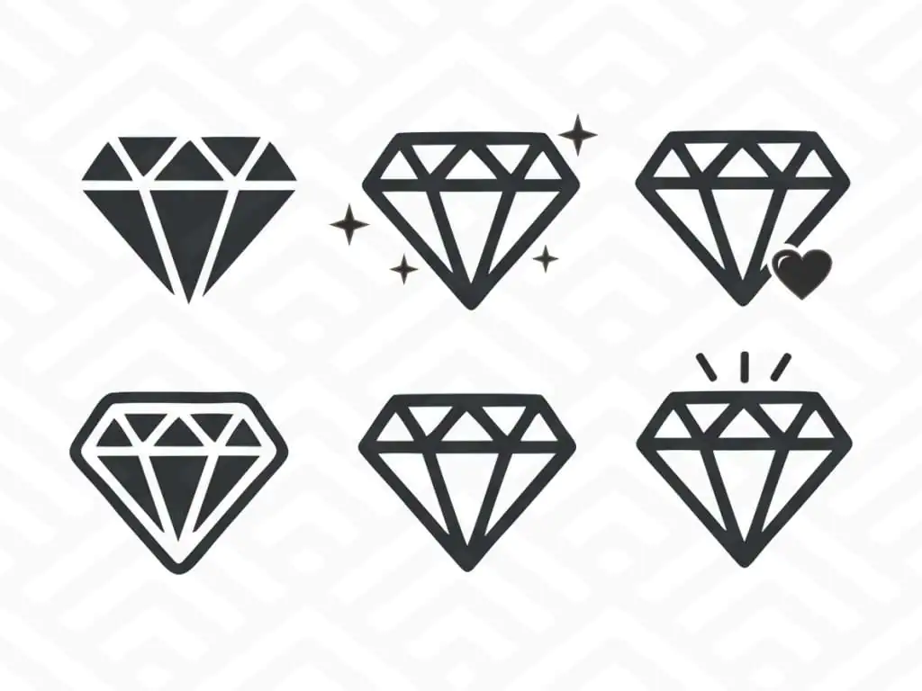 Diamond SVG Cut File