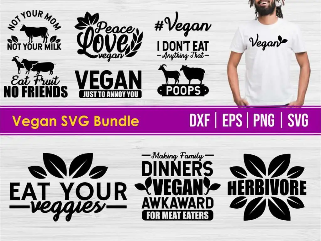 Vegan SVG Bundle