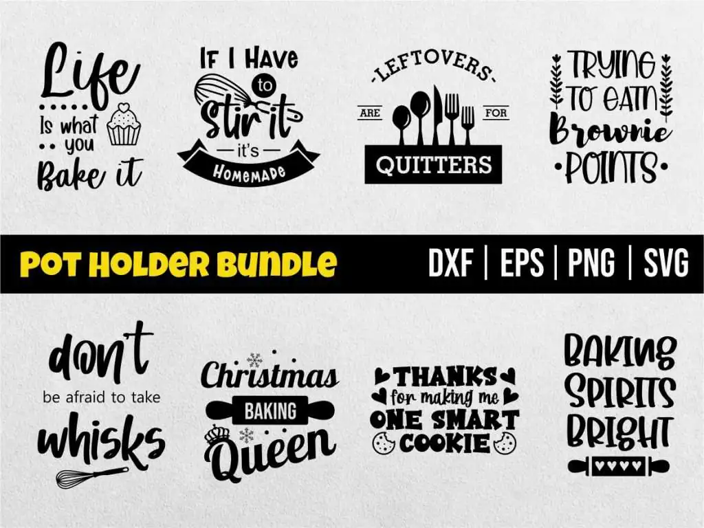 Pot Holder SVG Bundle