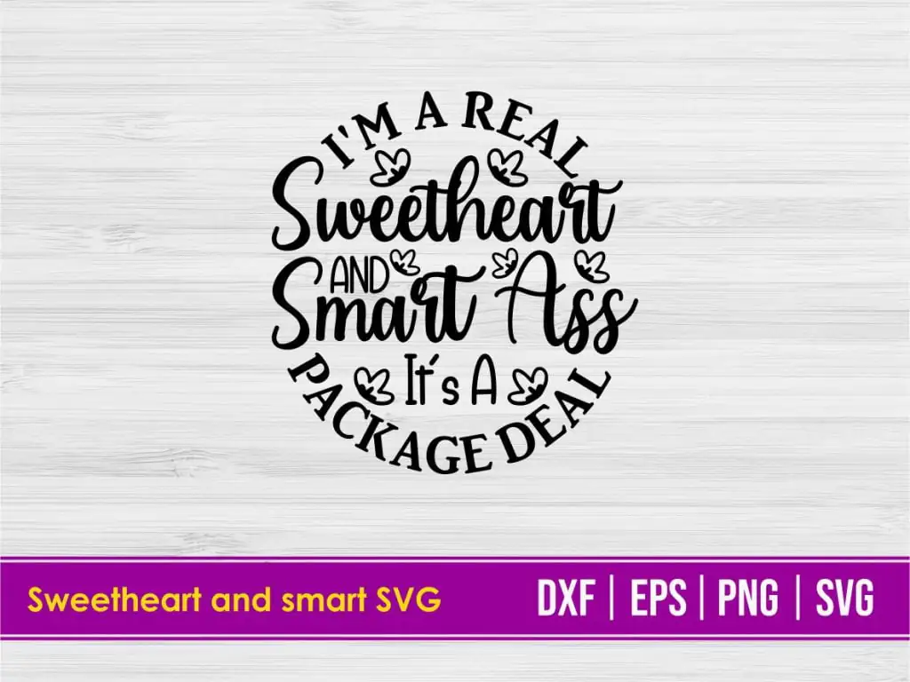 Sweetheart and Smart SVG Cricut