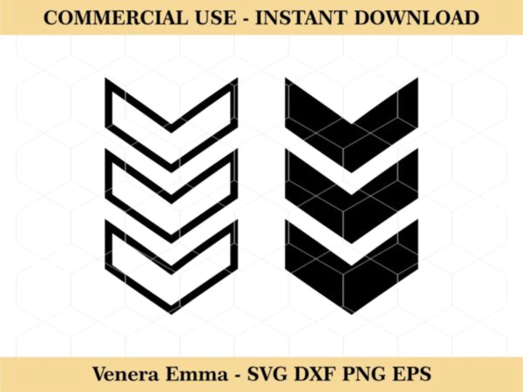 Chevron Arrows SVG Files  PNG EPS DXF