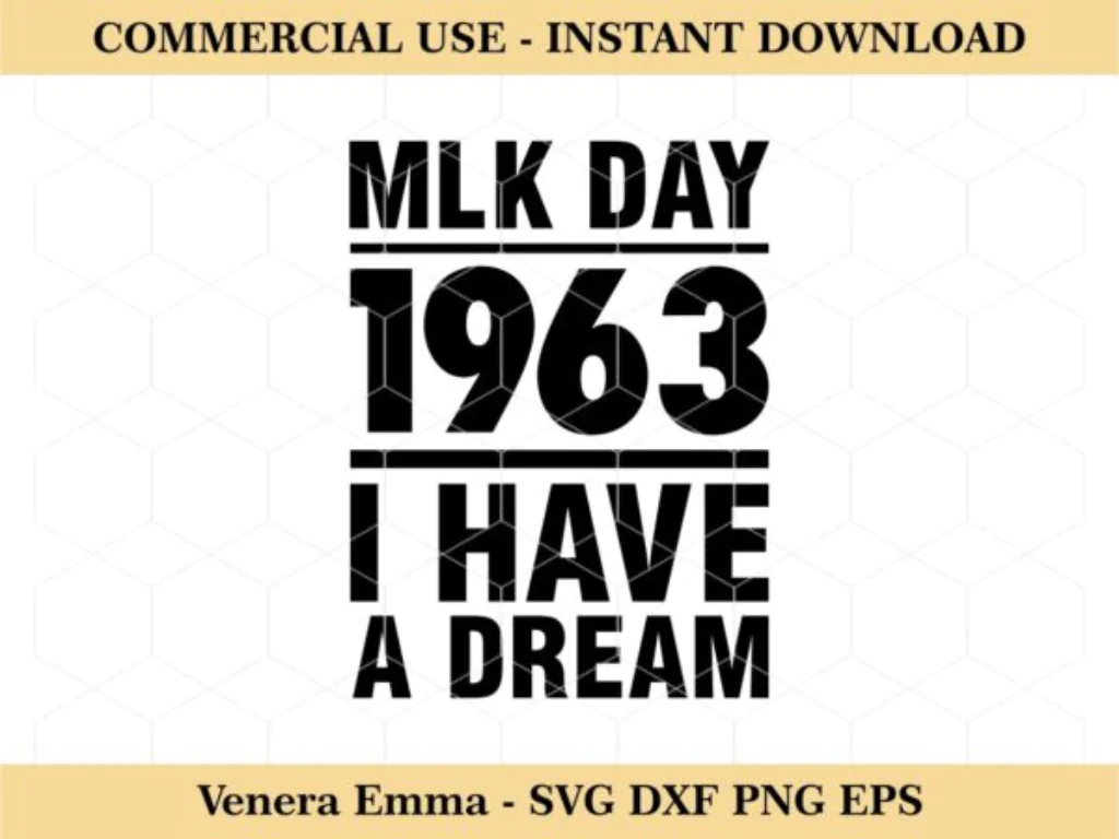 MLK DAY SVG Cut File