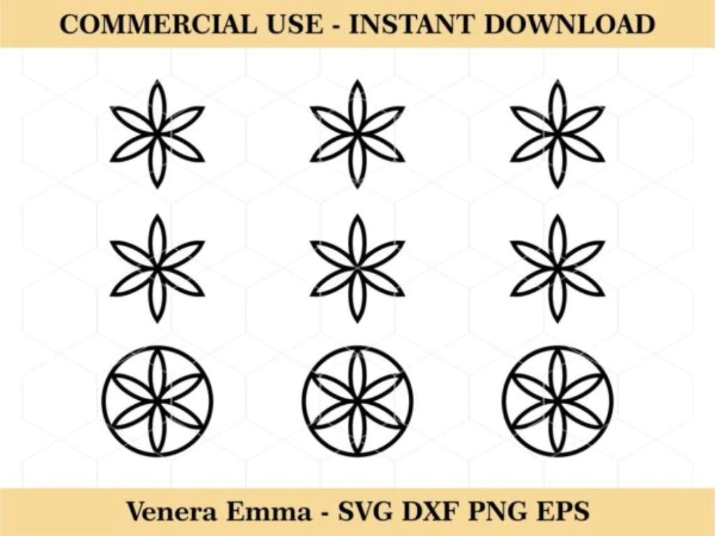 Germ Of Life SVG Symbol Shape Germ Clipart