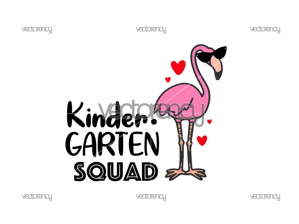 Kinder Garten Squad Design SVG
