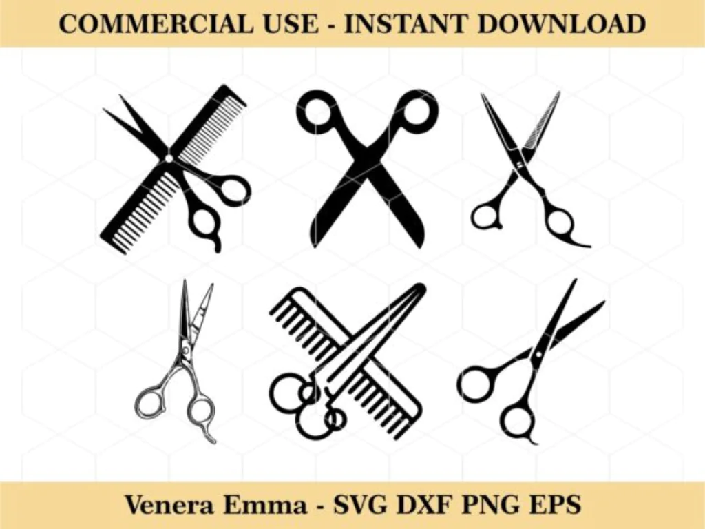 Scissors Cut File, Scissors Clipart, Scissors Cut Files, Barber SVG