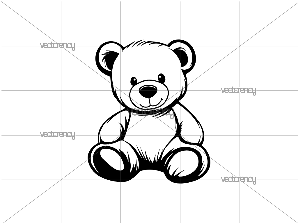 Teddy bear SVG Cricut