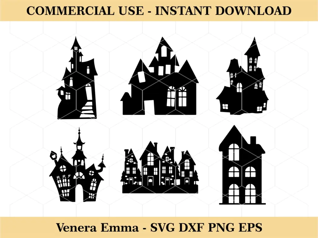 House SVG Clipart Home Silhouette PNG