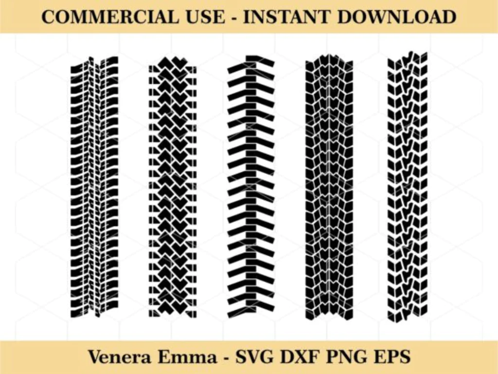 Jeep Tire Tracks SVG