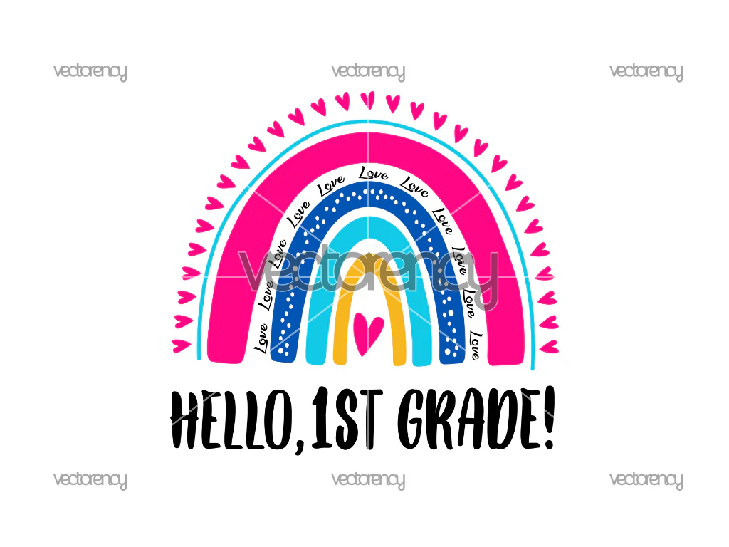 Hello 1st Grade PNG
