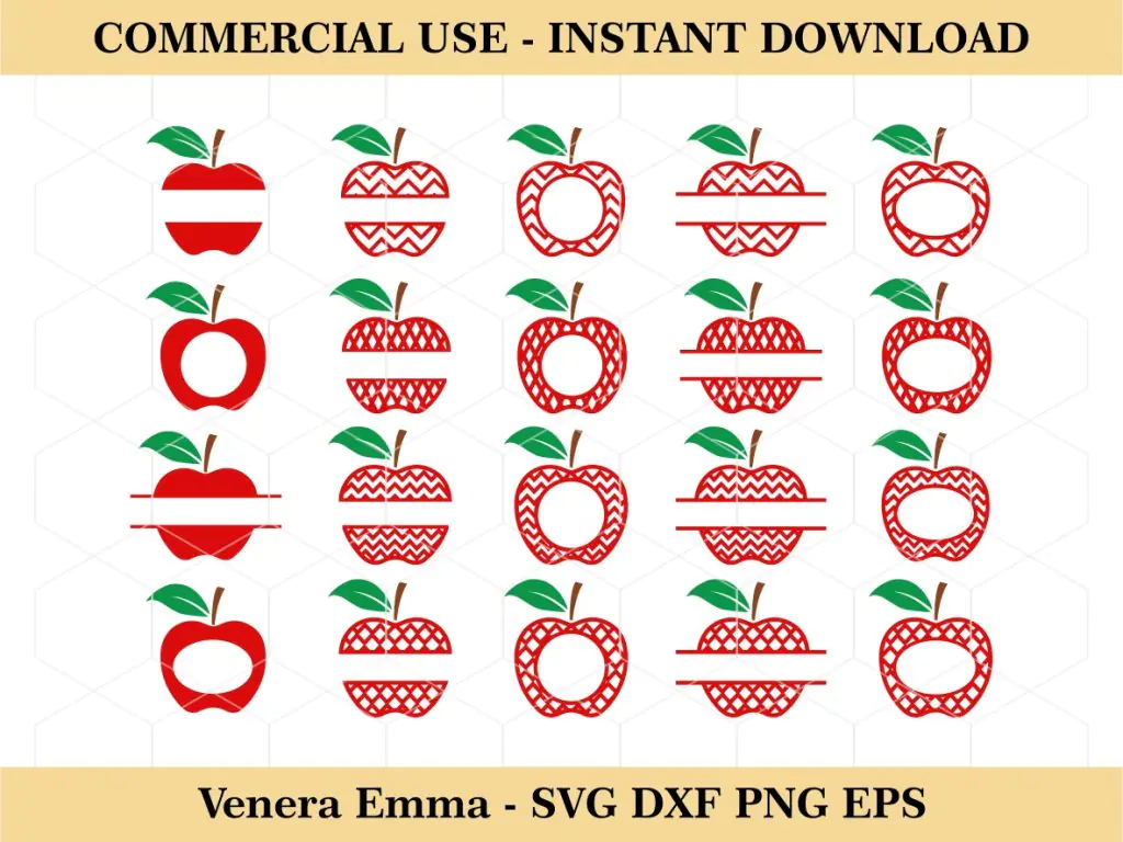 Apple SVG Monogram