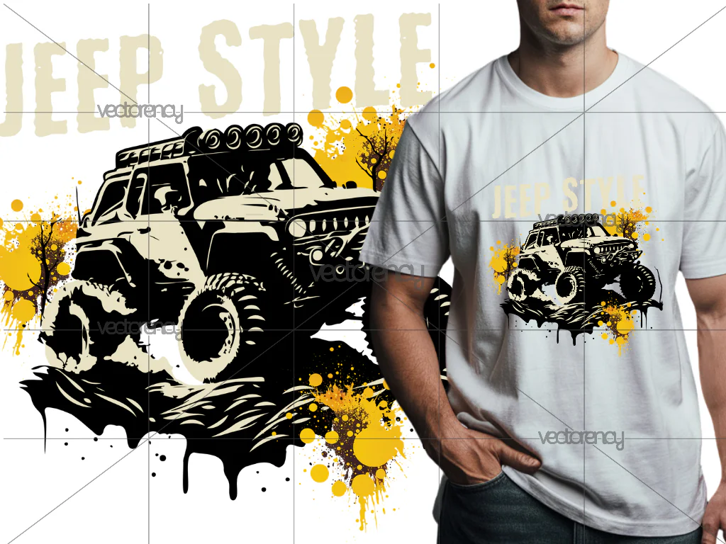 JEEP Style T-Shirt Design