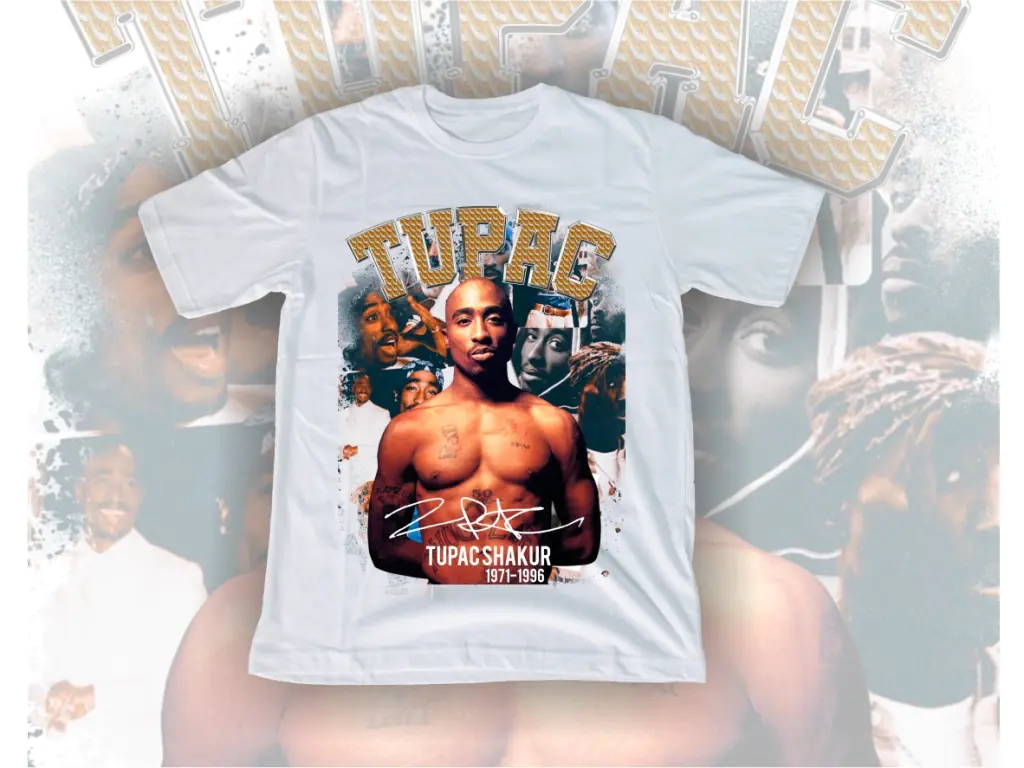 Tupac Shakur T-Shirt Design