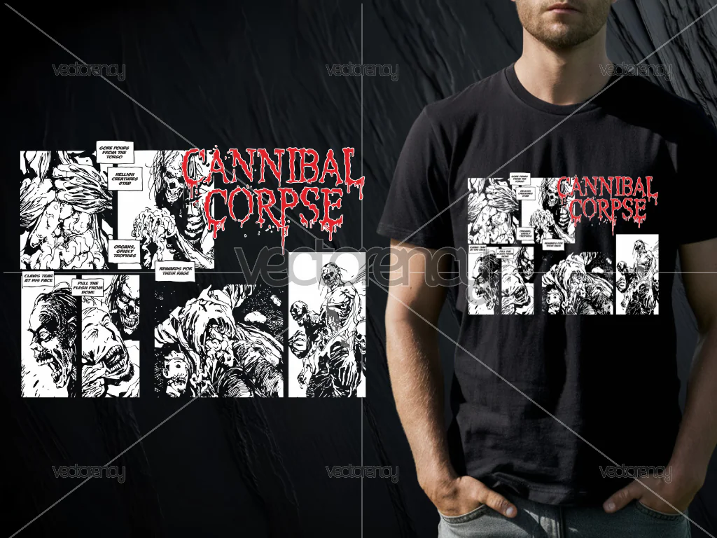 Cannibal Corpse Illustration Vector And PNG File