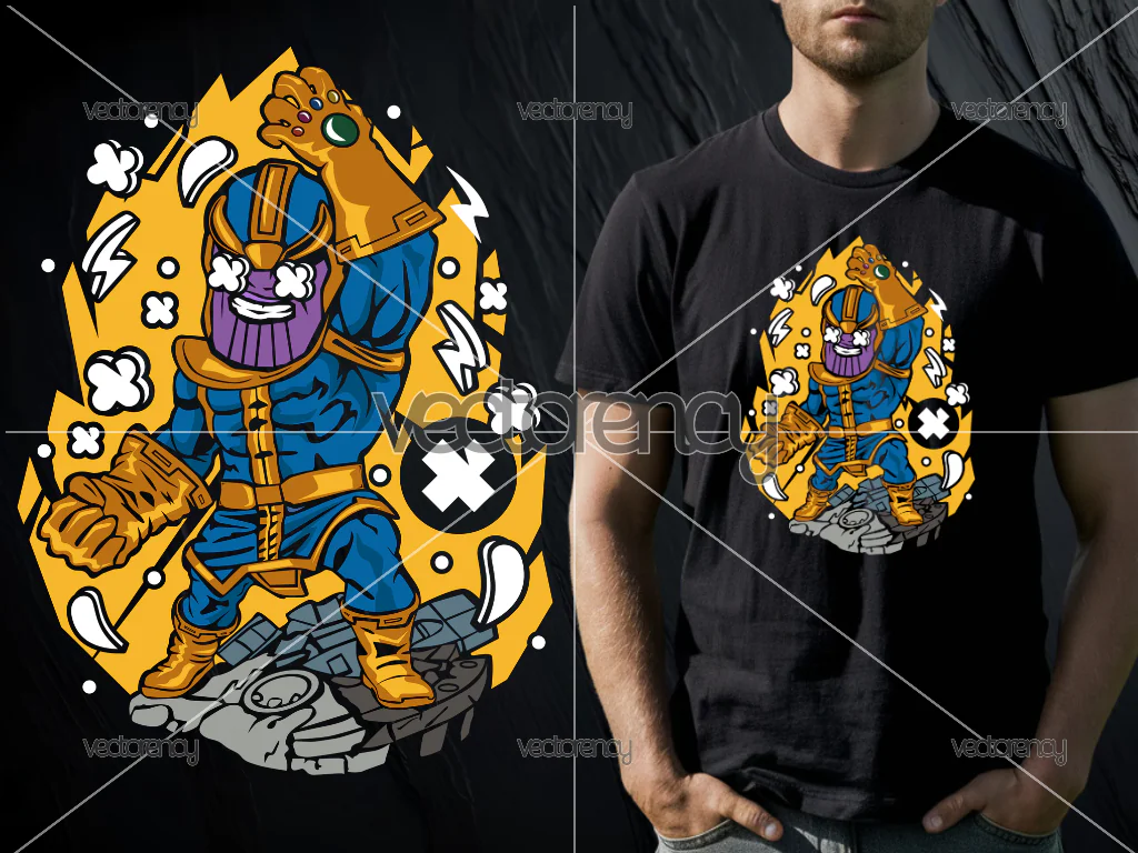 Thanos T Shirt Design Image Download