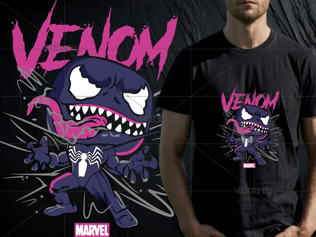 Venom PNG Ready to Print DTF DTG Sublimation Design