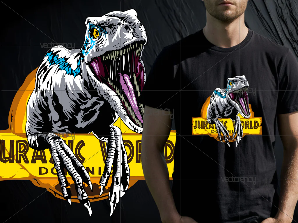 Jurassic World DTF Print Design