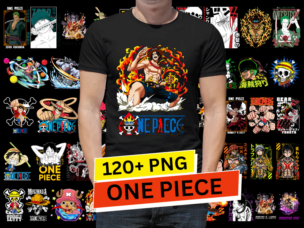 120 PNG Anime One Piece Bundle