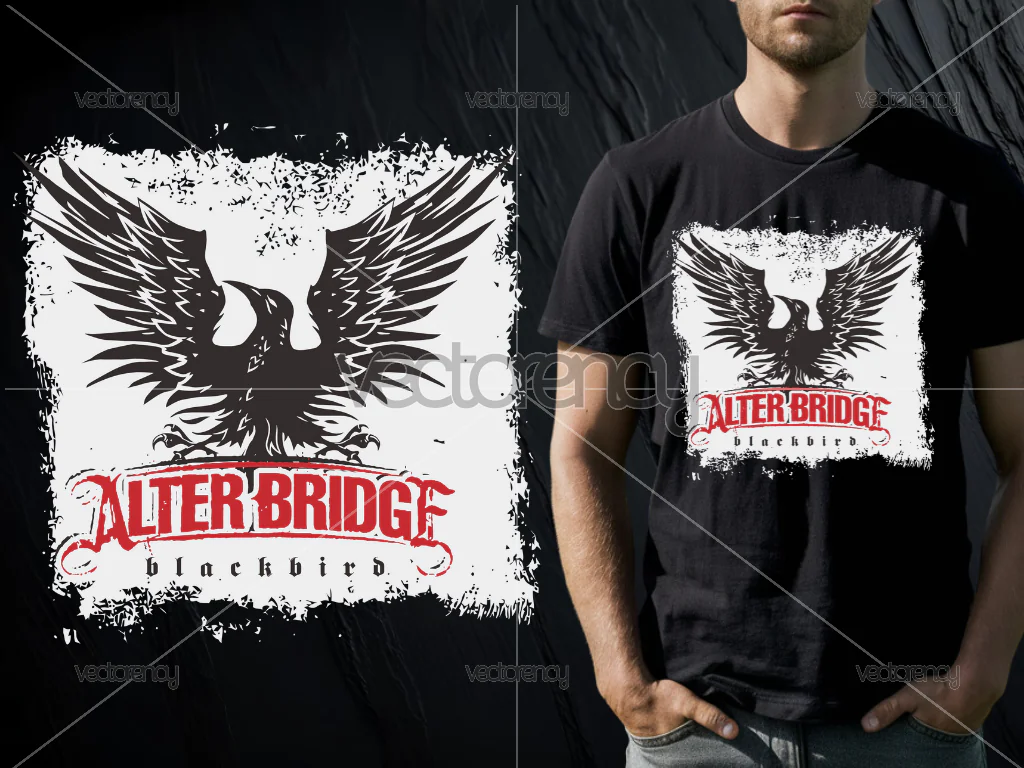 Alterbridge Black Bird Band Vector PNG