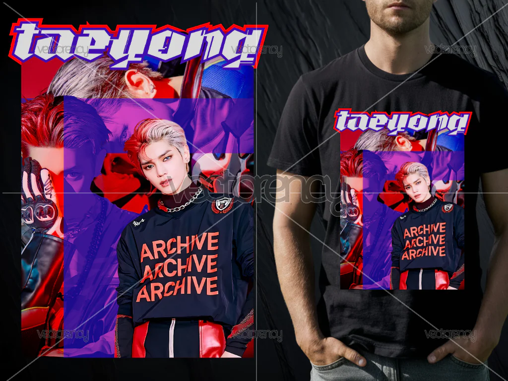 Taeyong Kpop PNG T-Shirt Design
