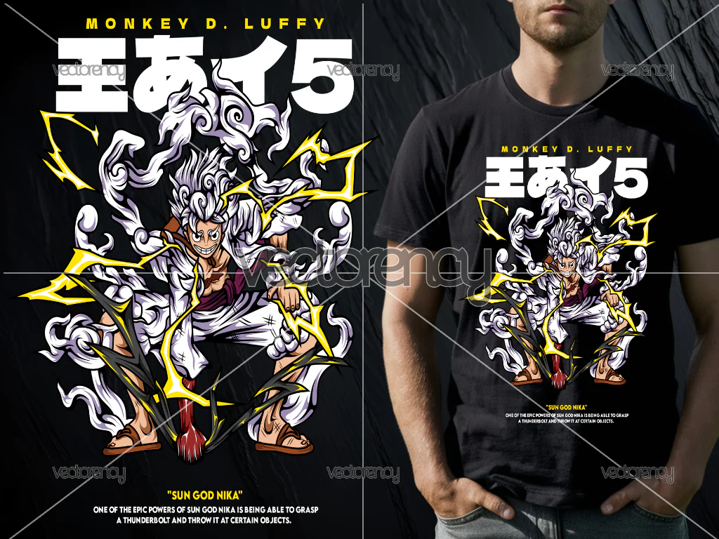 Design Anime DTF Print Download One Piece