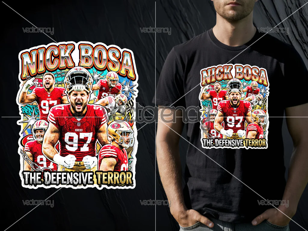 Nick Bosa PNG Digital T Shirt Design Sticker PNG File Digital PNG file