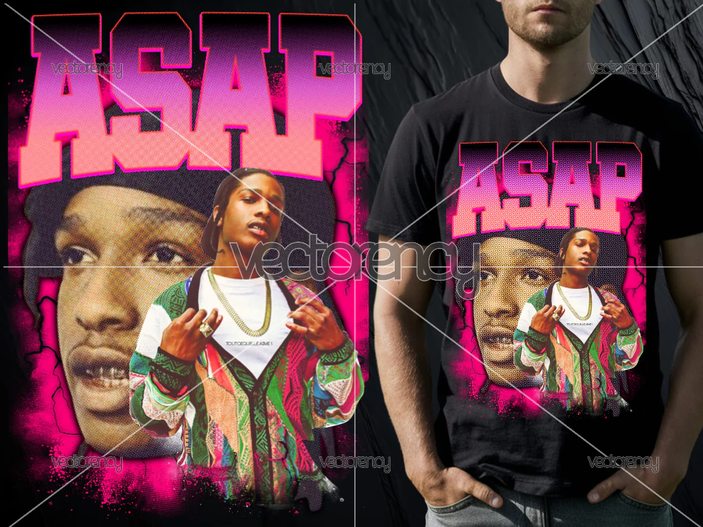 Asap Rocky T-Shirt Design