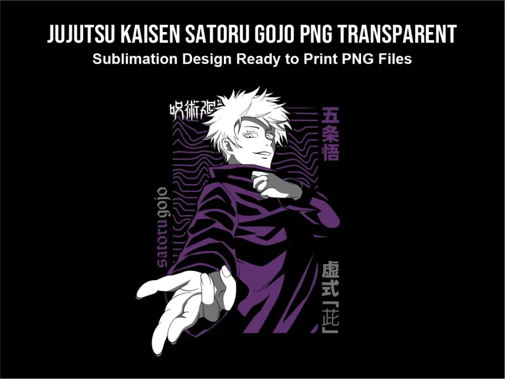 Jujutsu Kaisen Satoru Gojo PNG Transparent