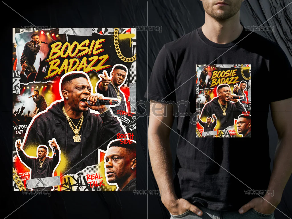 Boosie Badazz PNG DTF Shirt Design PNG Lil Boosie Graphic Design