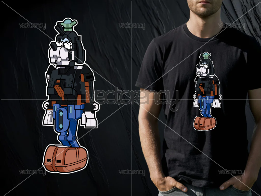 Goofy Lego Fan Art Design Download