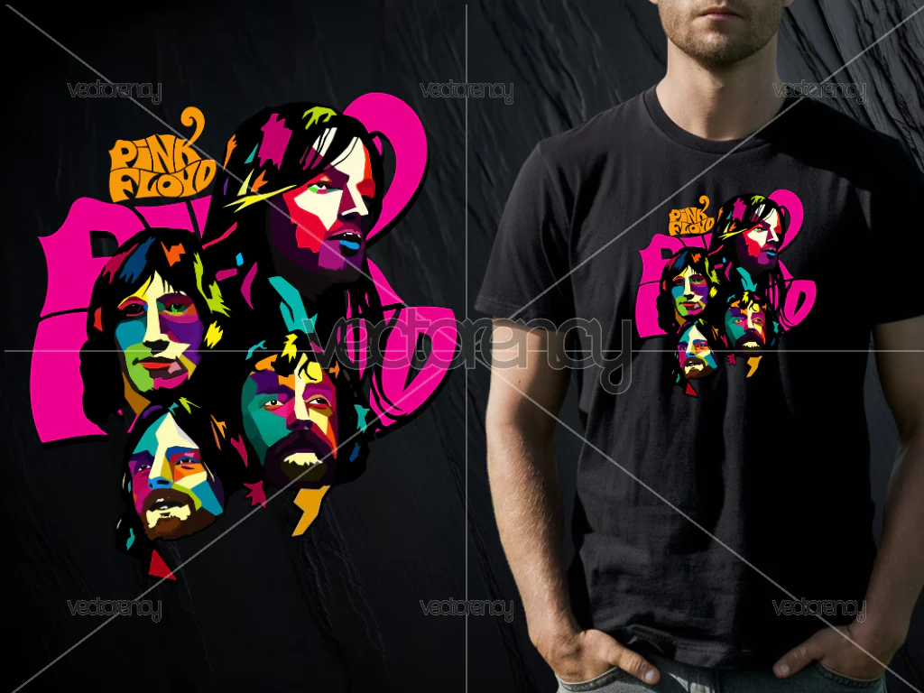 Pink Floyd DTF Printing File PNG