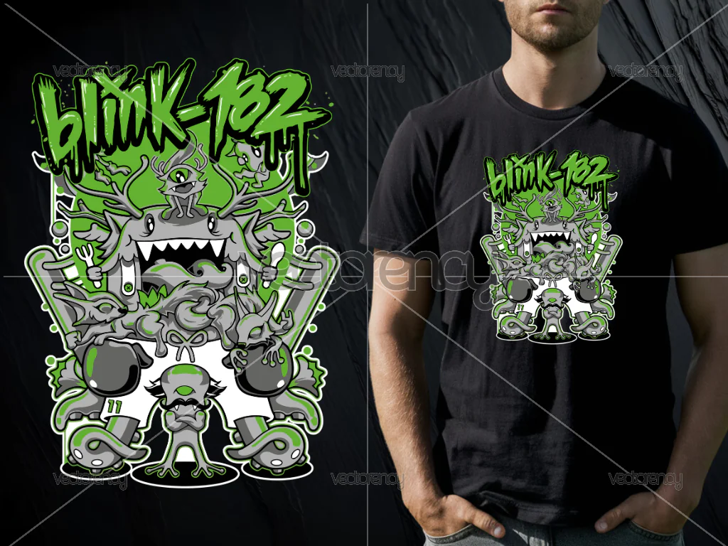 Blink 182 PNG Design Cartoon