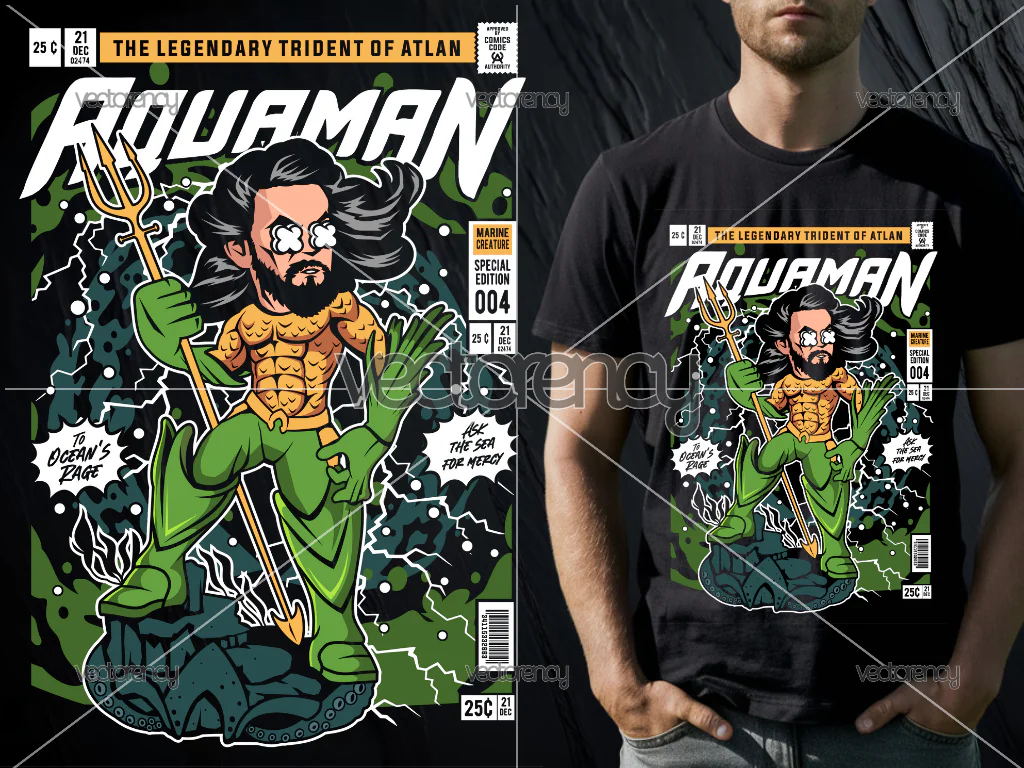 Aquaman PNG Design