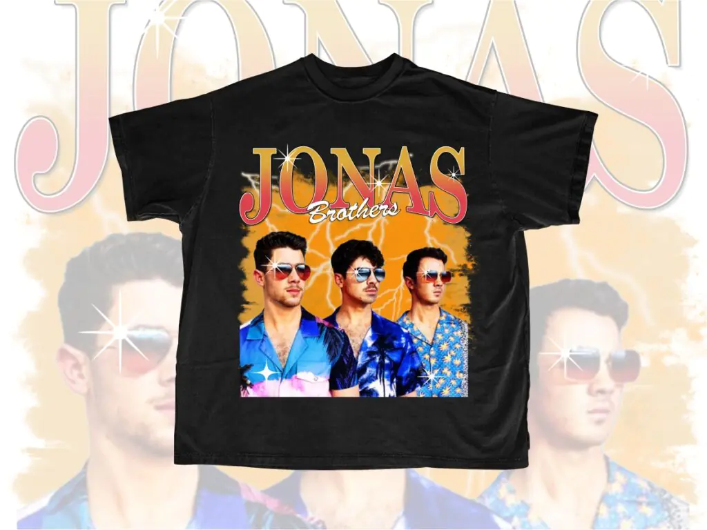 Jonas Brothers Bootleg Shirt PNG Design Instant Download