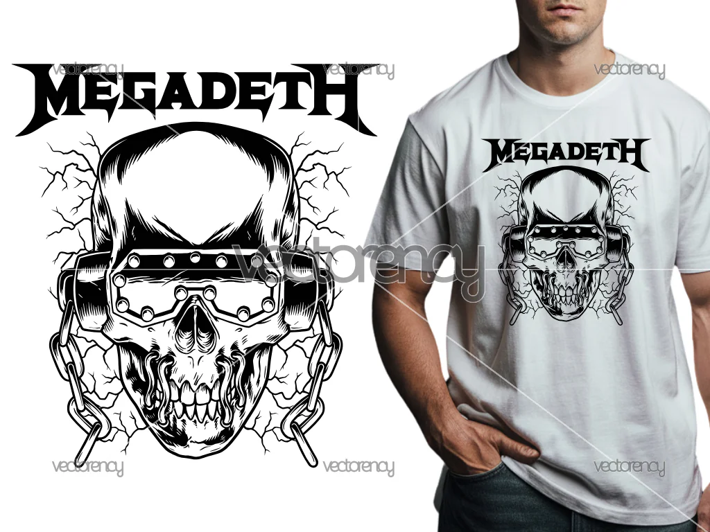 Megadeth Vic Rattlehead Vector PNG EPS SVG