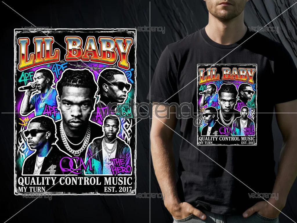 Lil Baby Bootleg Shirt Design PNG Ready To Print