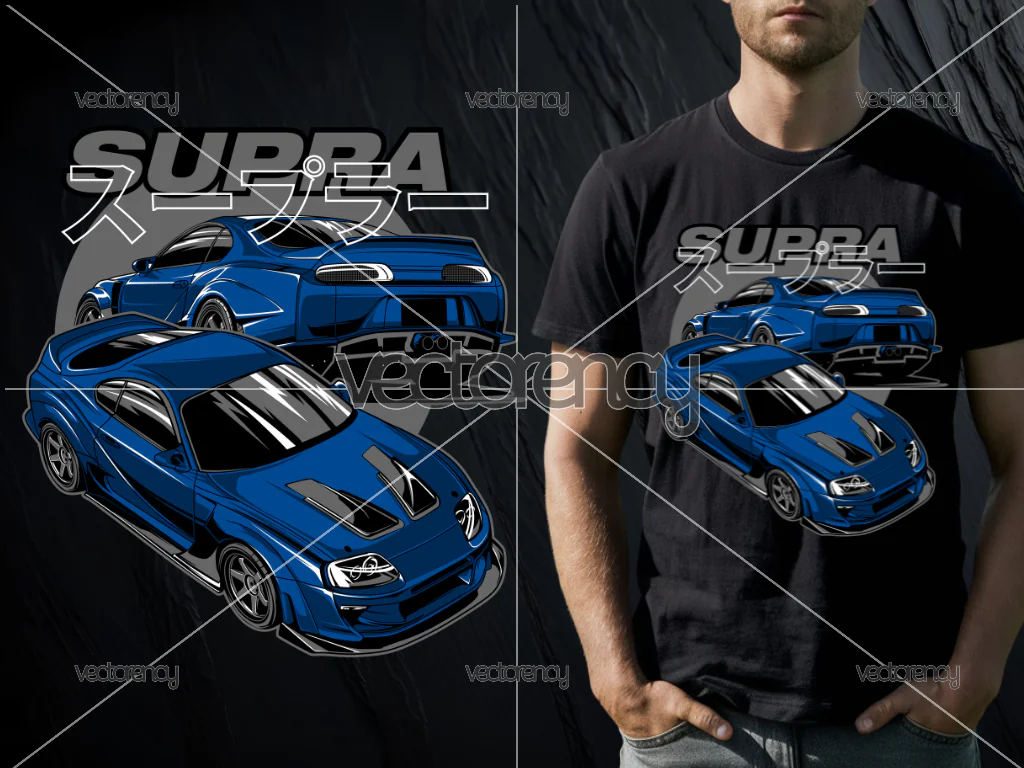 Toyota Supra Car Design PNG Download