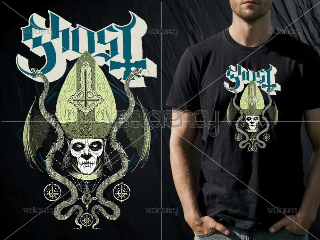 Ghost Band DTF Printing File PNG Ready To Print