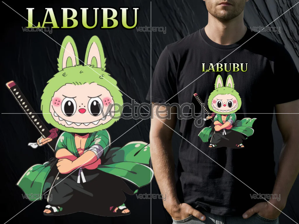 Labubu Anime Design Clipart Image
